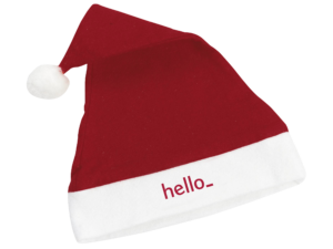 Kerstmuts bedrukken