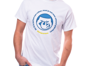 Stop corona t-shirt - "als ik je kan ruiken..."